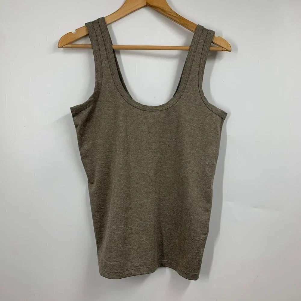 Prana Women's Zawn Herringbone Athletic Stretch Tank Top Size M